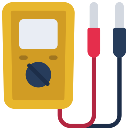 Voltage indicator Juicy Fish Flat icon