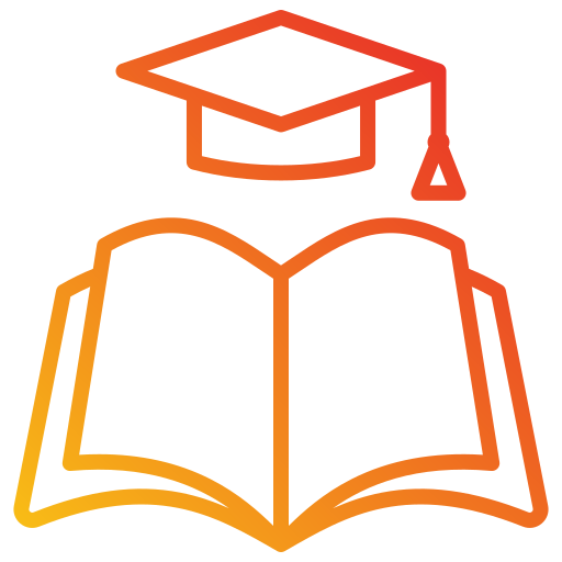 Education Generic gradient outline icon