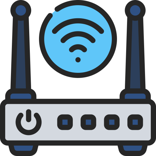 router inalámbrico icono gratis