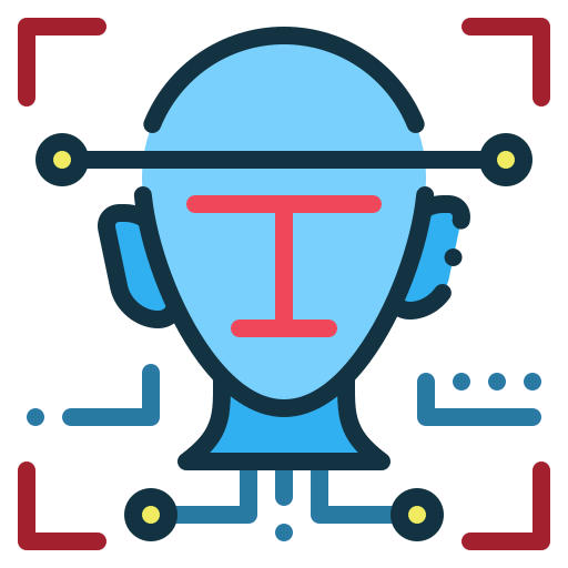 Face recognition free icon