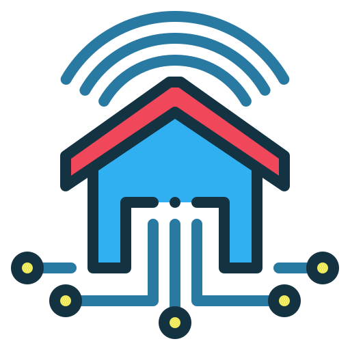 maison intelligente Icône gratuit maison intelligente Icône gratuit