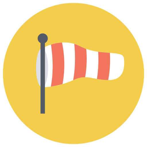 Windsock Generic gradient fill icon