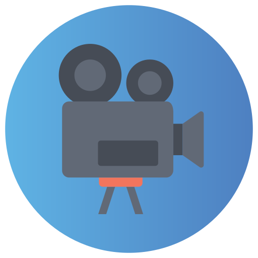 Video Camera Generic gradient fill icon