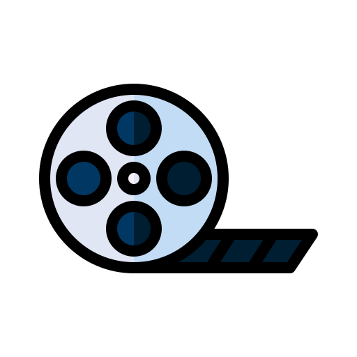 rollo de película icono gratis