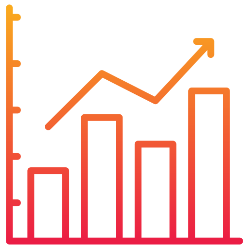 gráfico de barras icono gratis