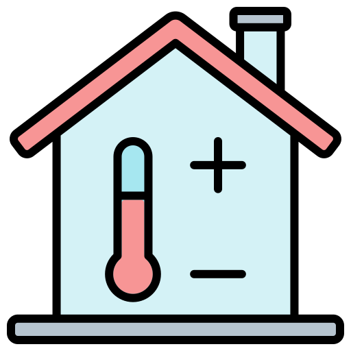 control de temperatura icono gratis