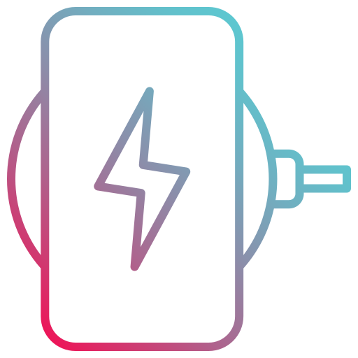 carga inalambrica icono gratis