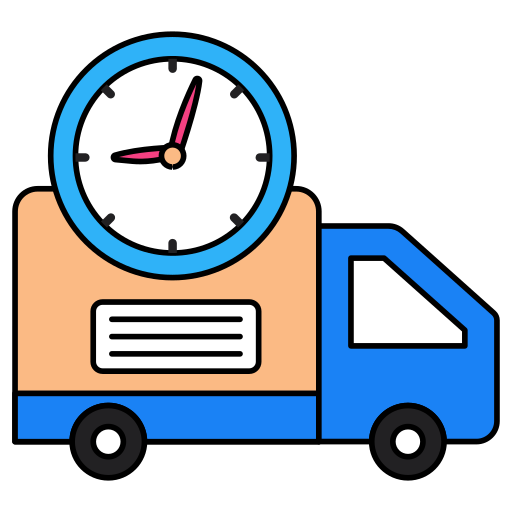 tiempo de envío icono gratis