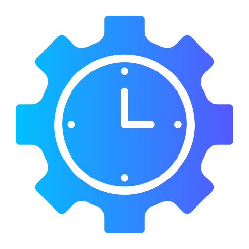 gestión del tiempo icono gratis