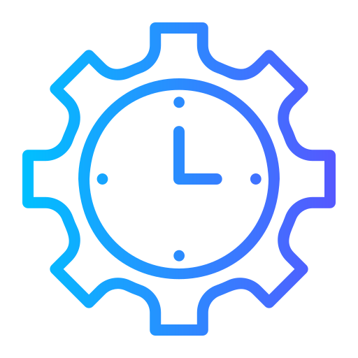 gestión del tiempo icono gratis