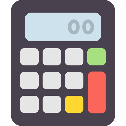 Calculator Generic Color Fill Icon