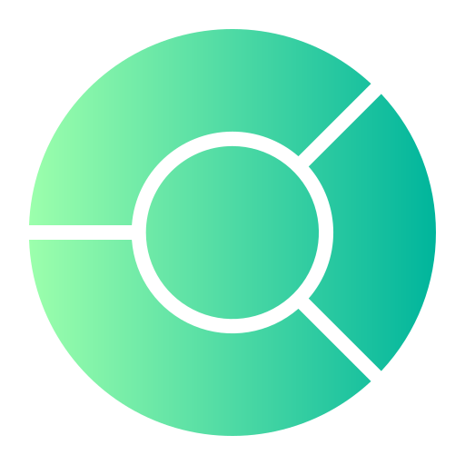 gráfico circular icono gratis