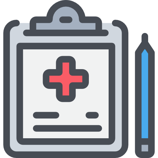 relatório médico grátis ícone