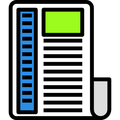 신문 무료 아이콘