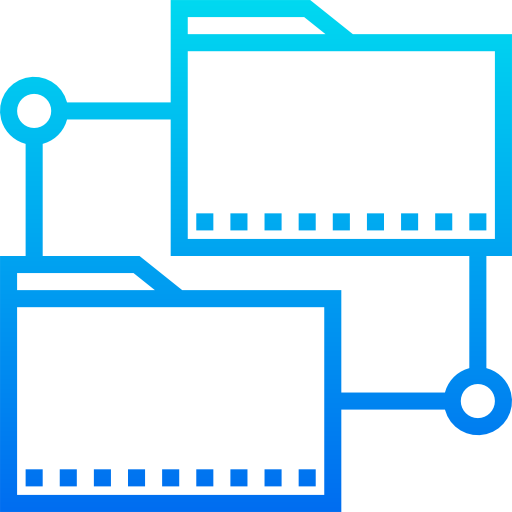 compartición de archivos icono gratis