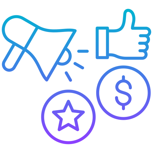 Marketing free icon