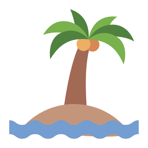 Island Generic color fill icon