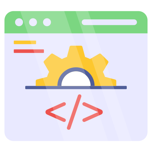 Web Coding Generic Color Fill Icon