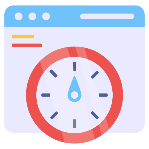 velocidad de página icono gratis