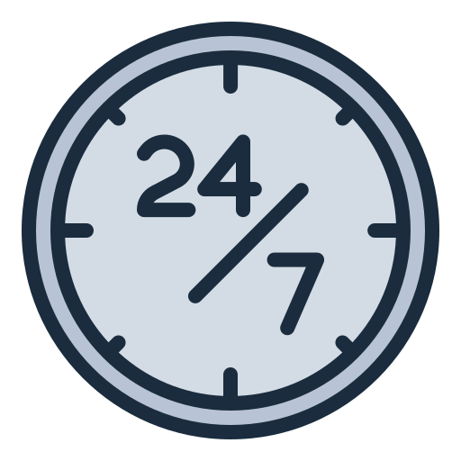 24 hours - free icon