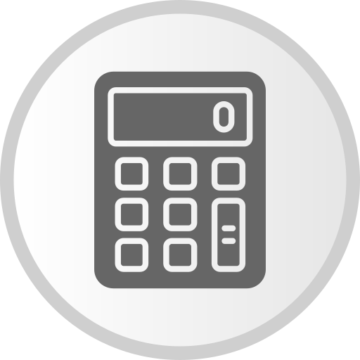 Calculator Generic gradient fill icon