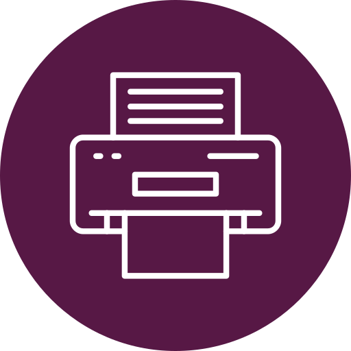 Printer Generic color fill icon