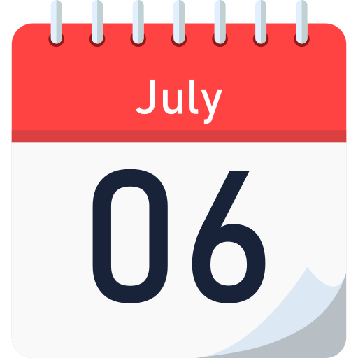 Июль бесплатно иконка