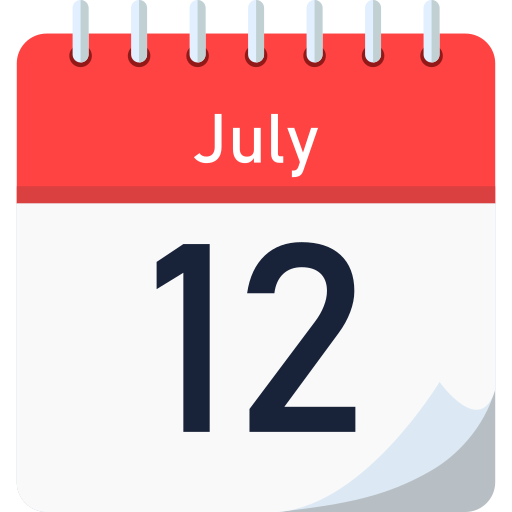 Июль бесплатно иконка Июль бесплатно иконка