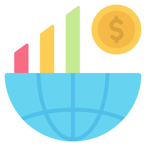 Économie mondiale Icône gratuit Économie mondiale Icône gratuit
