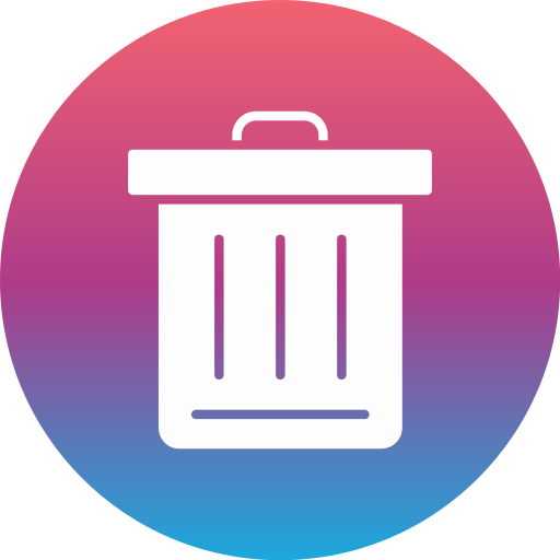 Trash Generic gradient fill icon