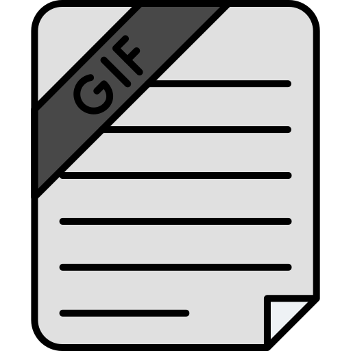 archivo gif icono gratis