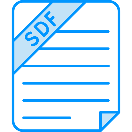 archivo sdf icono gratis