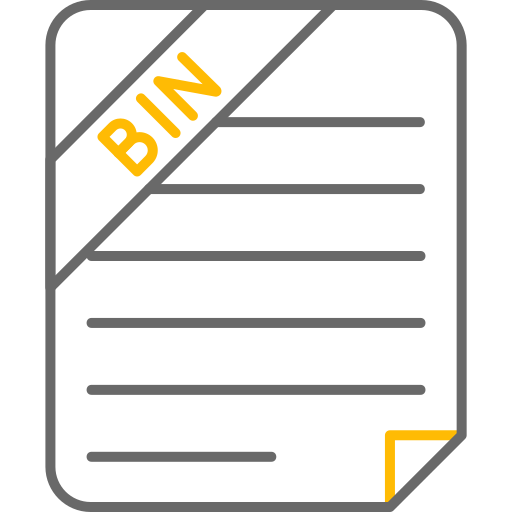 archivo bin icono gratis