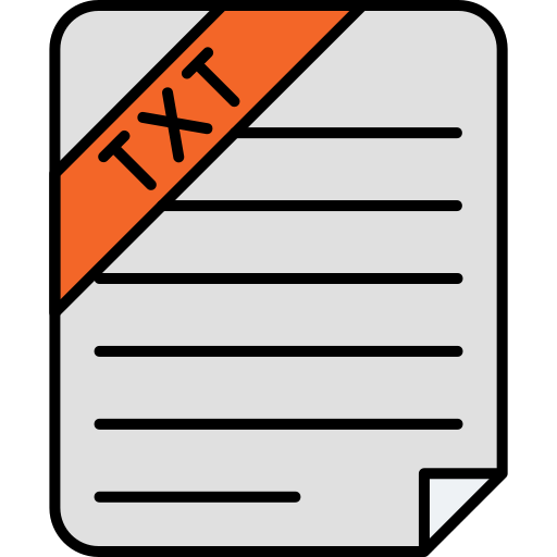 archivo txt icono gratis