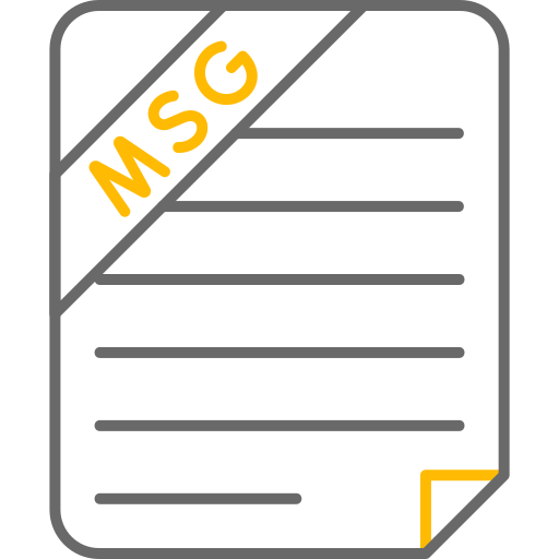 archivo msg icono gratis