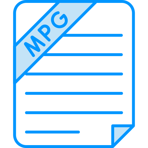 archivo mpg icono gratis