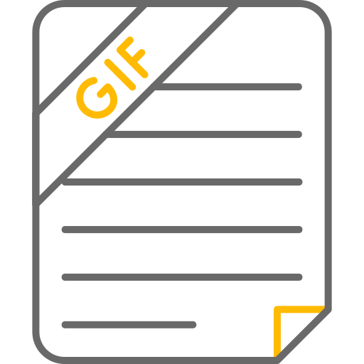 archivo gif icono gratis