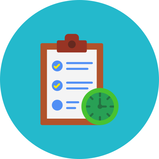 Agenda Generic color fill icon