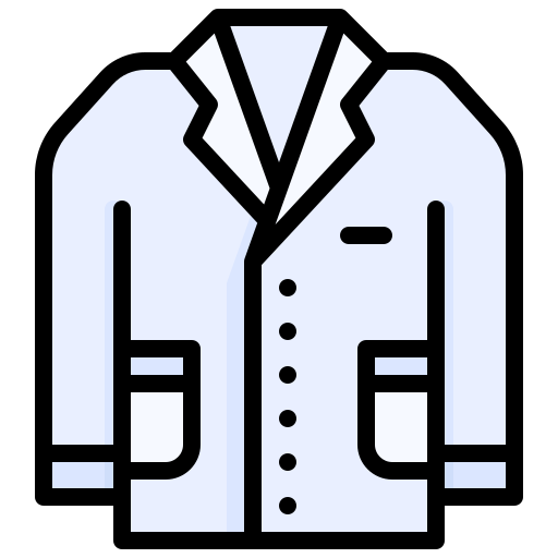 Lab Coat Generic color lineal-color icon