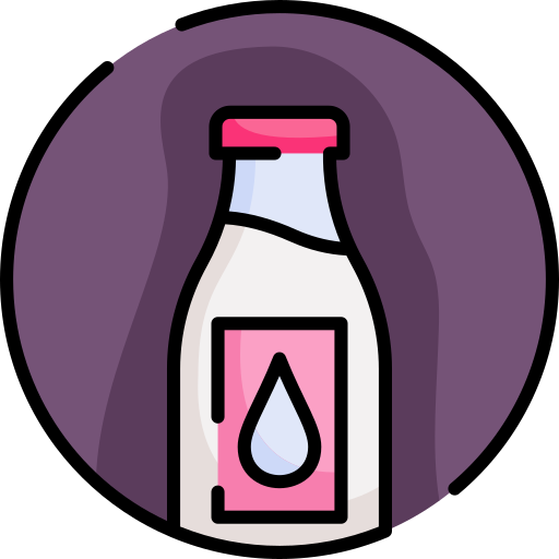 Milk free icon Milk free icon