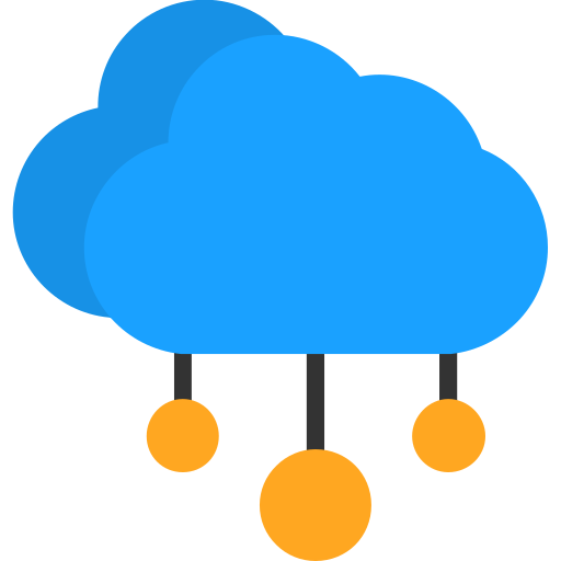 computación en la nube icono gratis