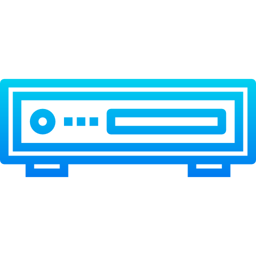 Video player - Free electronics icons