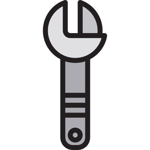 llave inglesa icono gratis