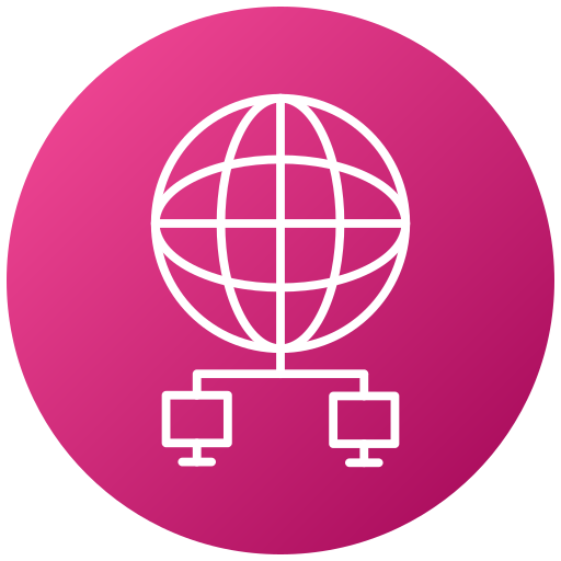 Global Network Generic gradient fill icon