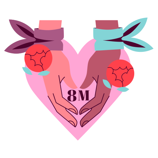 Womens day free sticker