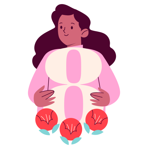 Womens day free sticker