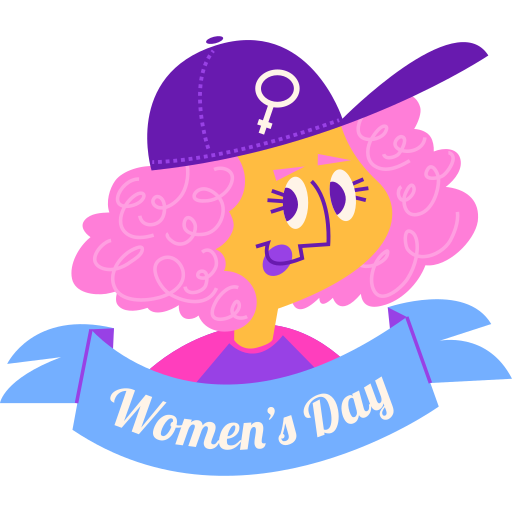 dia da mulher grátis figurinha