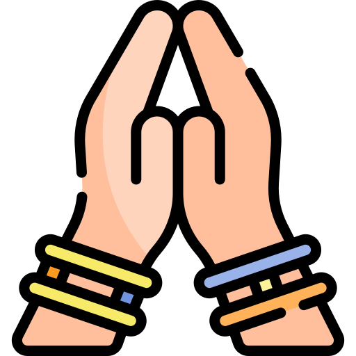 namaste Icône gratuit namaste Icône gratuit