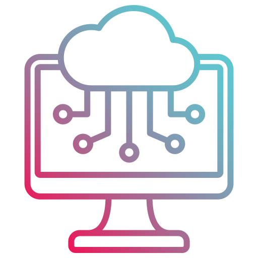 computación en la nube icono gratis