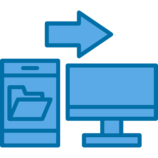 Data transfer Generic color lineal-color icon